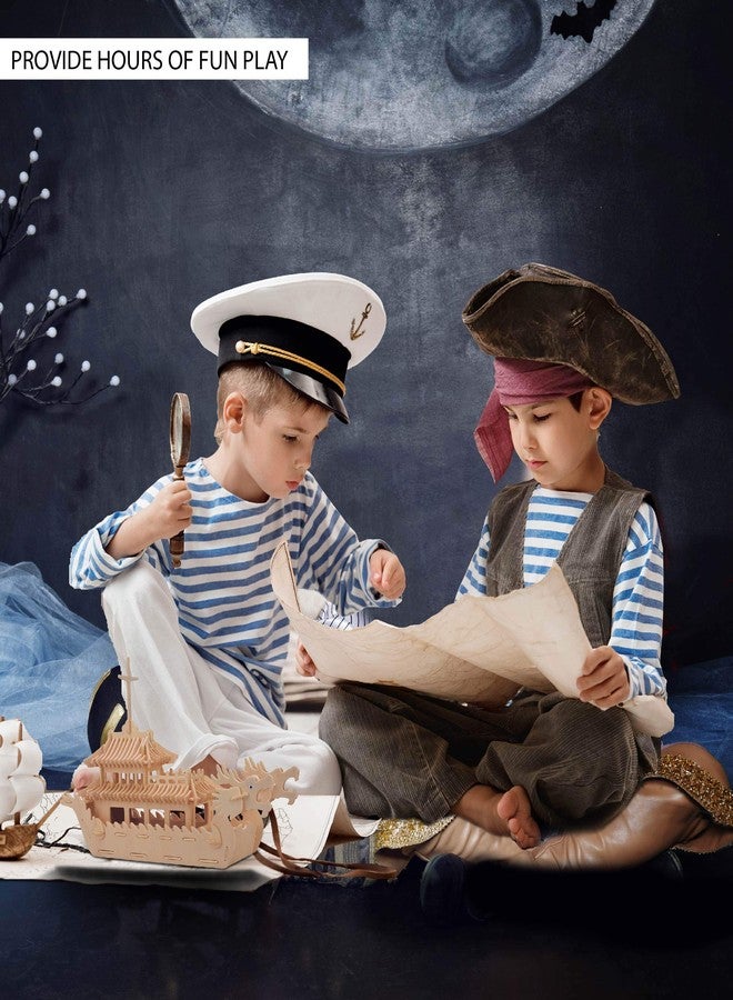 بازلد مجموعة بناء نموذج قارب التنين ثلاثي الأبعاد من الخشب، لعبة خشبية ممتعة وفريدة من نوعها وتعليمية، نموذج تجميع غير مكتمل، أحجية للبناء والتلوين للزينة، عبوة من 141 قطعة - Image 4